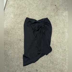 Women's SHEIN Curve Black Twist Skirt